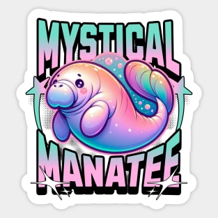 Manatee Lover - Magical Mystical Manatee Save the Manatees Sticker